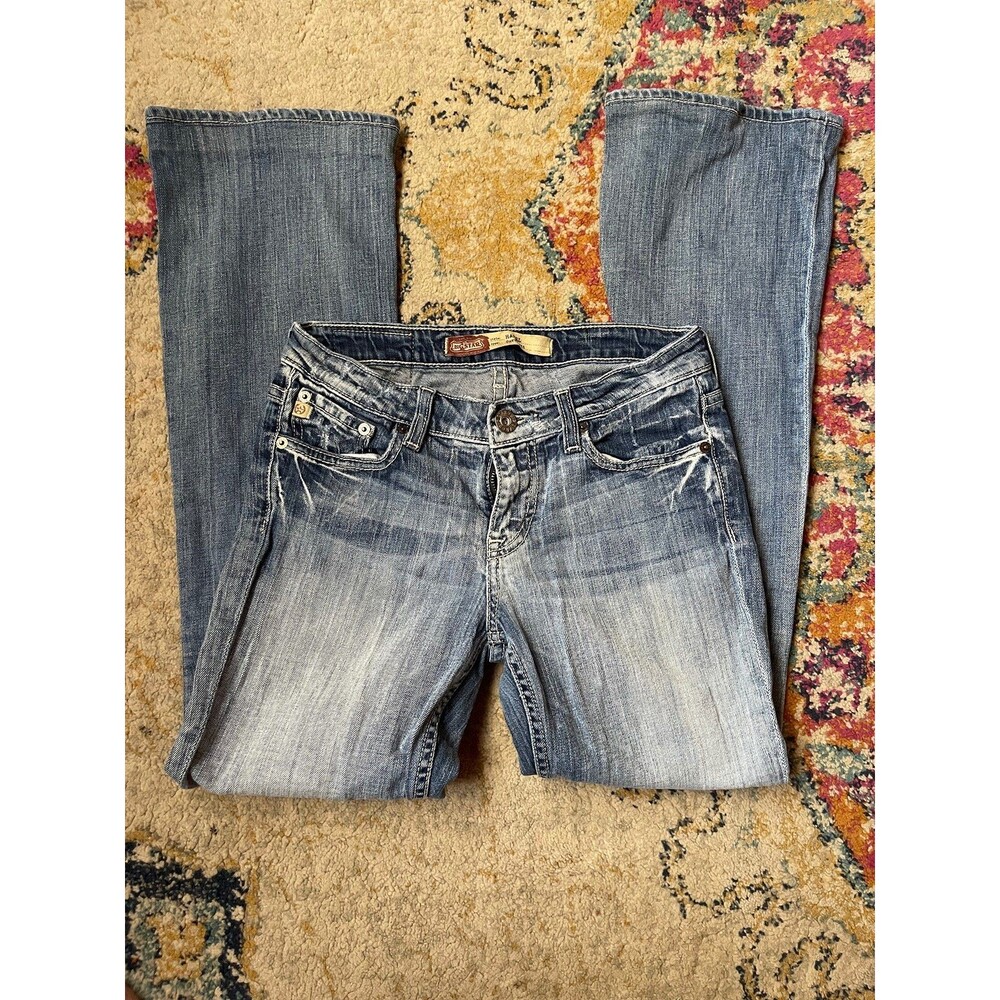Big Star Casey K Women's Jeans Blue Wash Size 26R Low Rise Bootcut